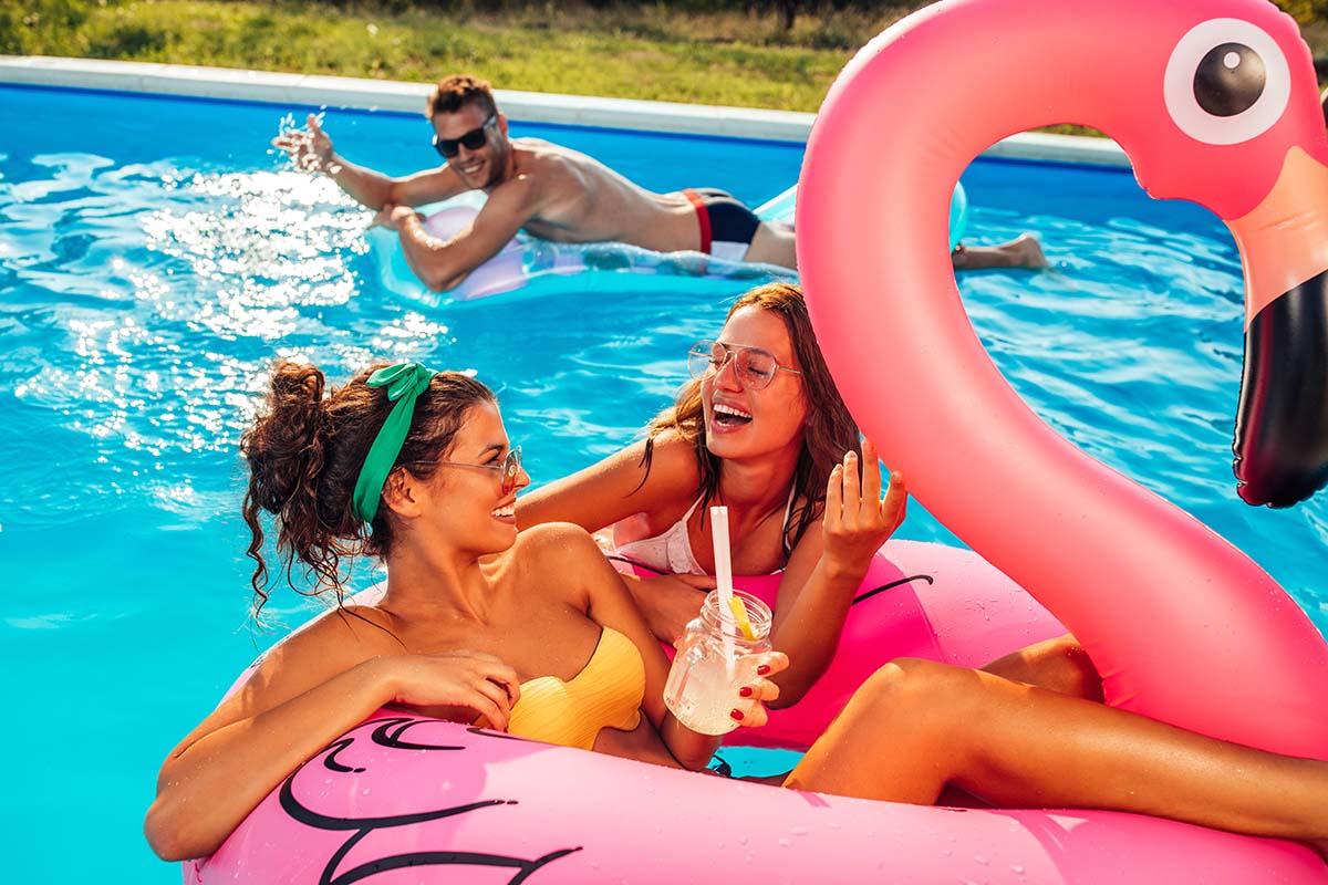 Piscine dans son jardin